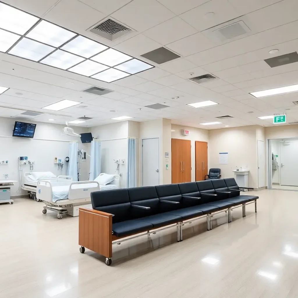 Modern view of the renovated Emergency Department at Trinity Health Ann Arbor