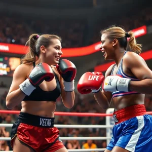 Claressa Shields vs Franchon Crews-Dezurn boxing match