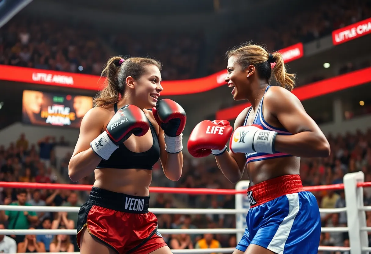 Claressa Shields vs Franchon Crews-Dezurn boxing match