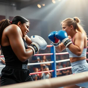 Claressa Shields fighting Franchon Crews-Dezurn in a boxing rematch