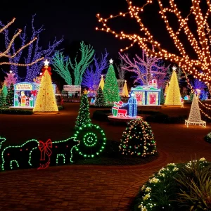 5 million lights and themed displays at Royal Oak Dazzling Christmas walkthrough