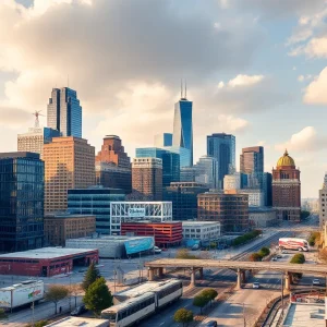 Cityscape of Detroit symbolizing economic growth and resilience