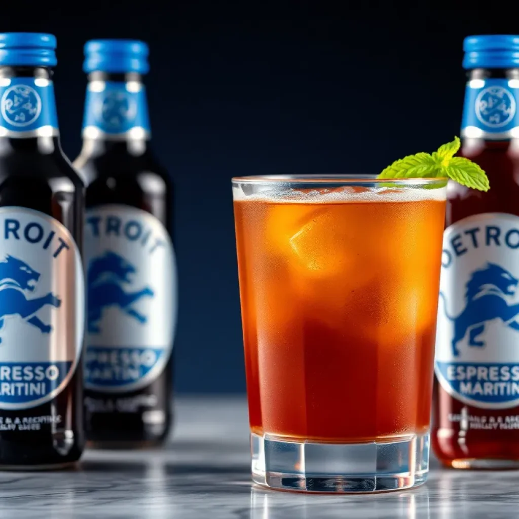 Ready-to-drink Espresso Martini by Detroit Lions
