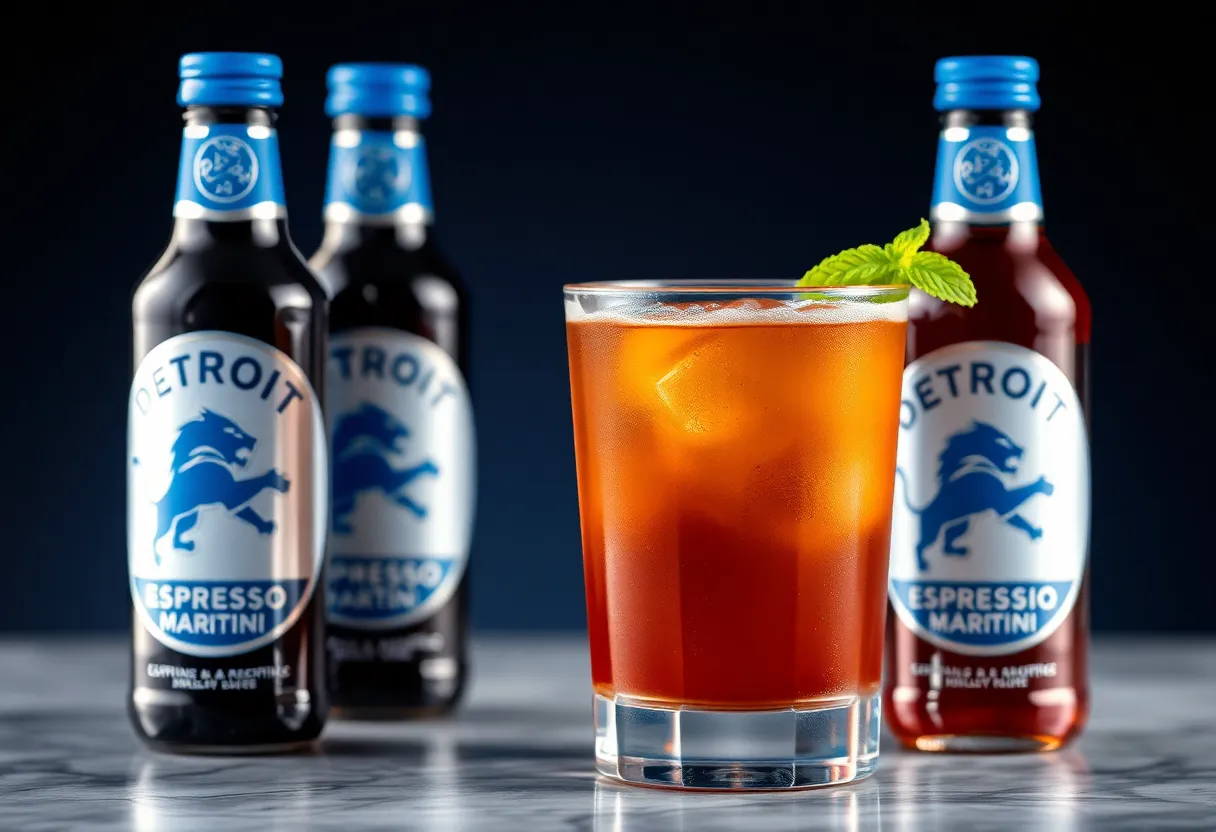 Ready-to-drink Espresso Martini by Detroit Lions