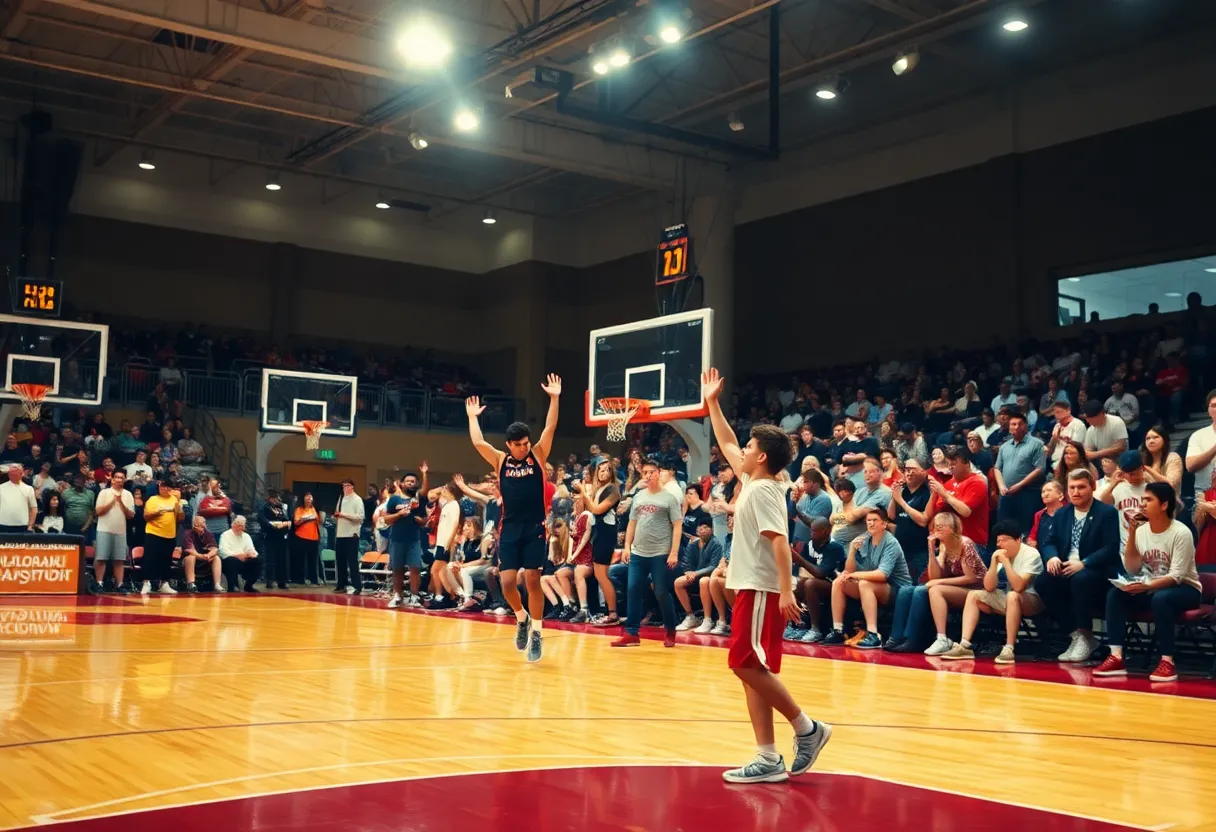 Detroit Pistons players celebrating on court after a win
