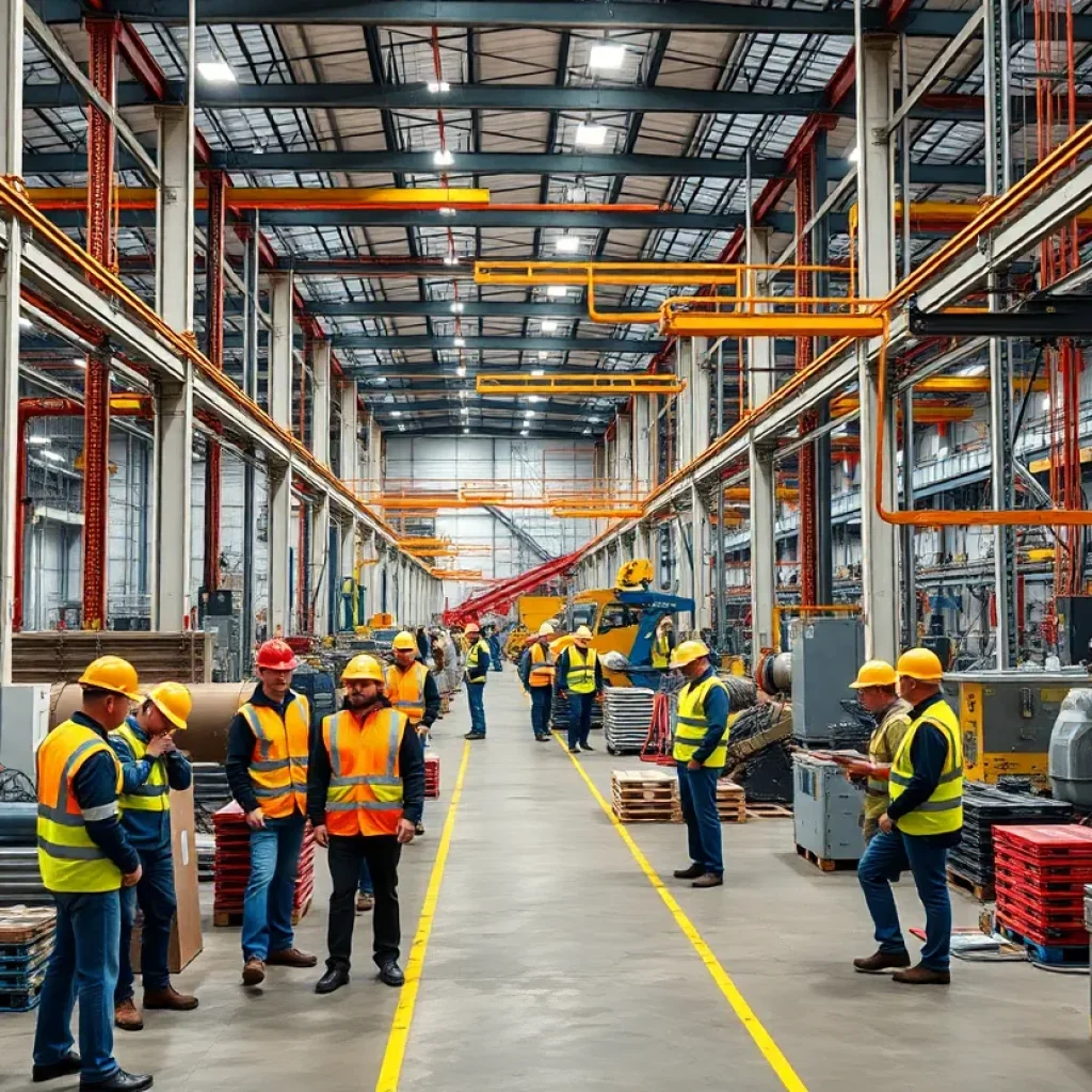 New manufacturing facility for Hemlock Semiconductor under construction