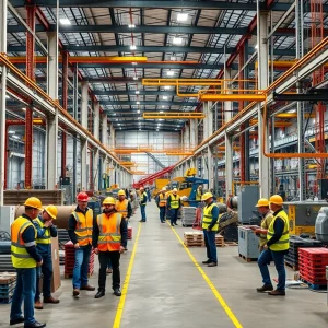 New manufacturing facility for Hemlock Semiconductor under construction