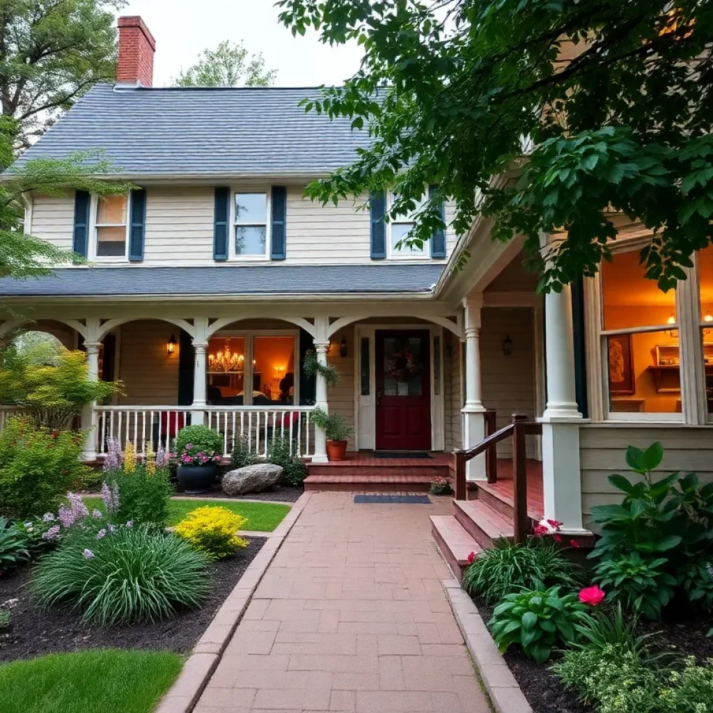 Exterior view of Henderson Castle Bed and Breakfast in Kalamazoo