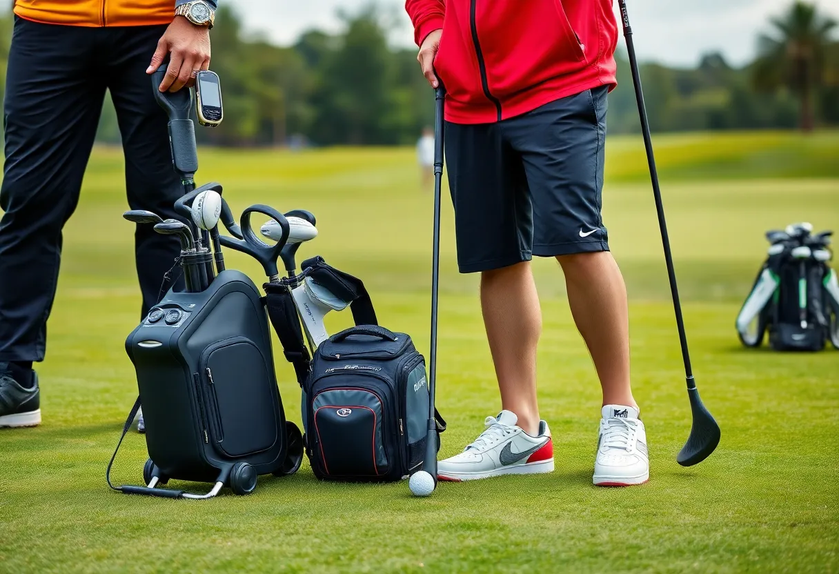 Diverse range of innovative golf gear and stylish apparel for 2025.