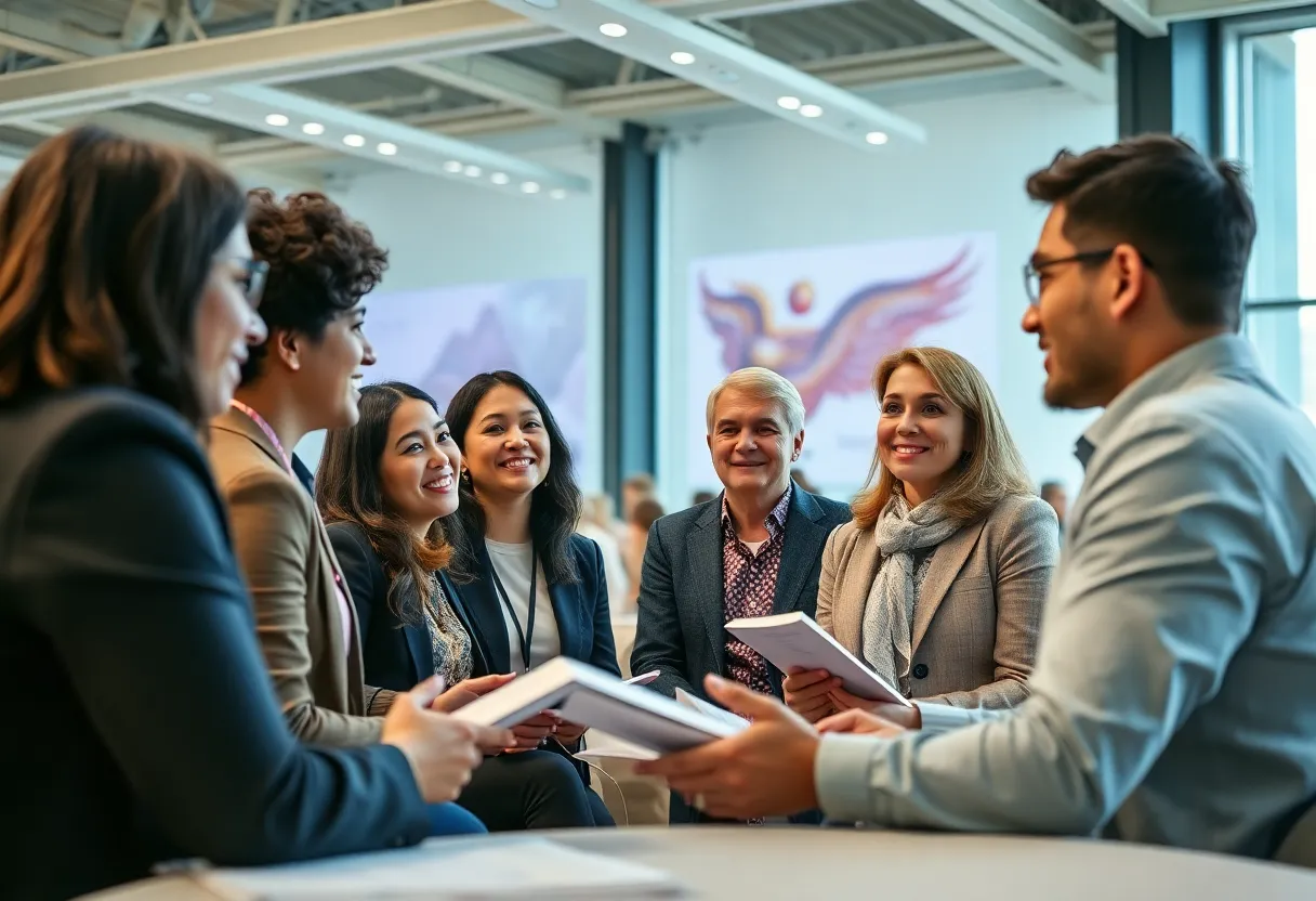Participants engaged in discussions at the Michigan Literacy Summit.