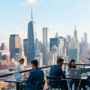 Freelancers working in New York City