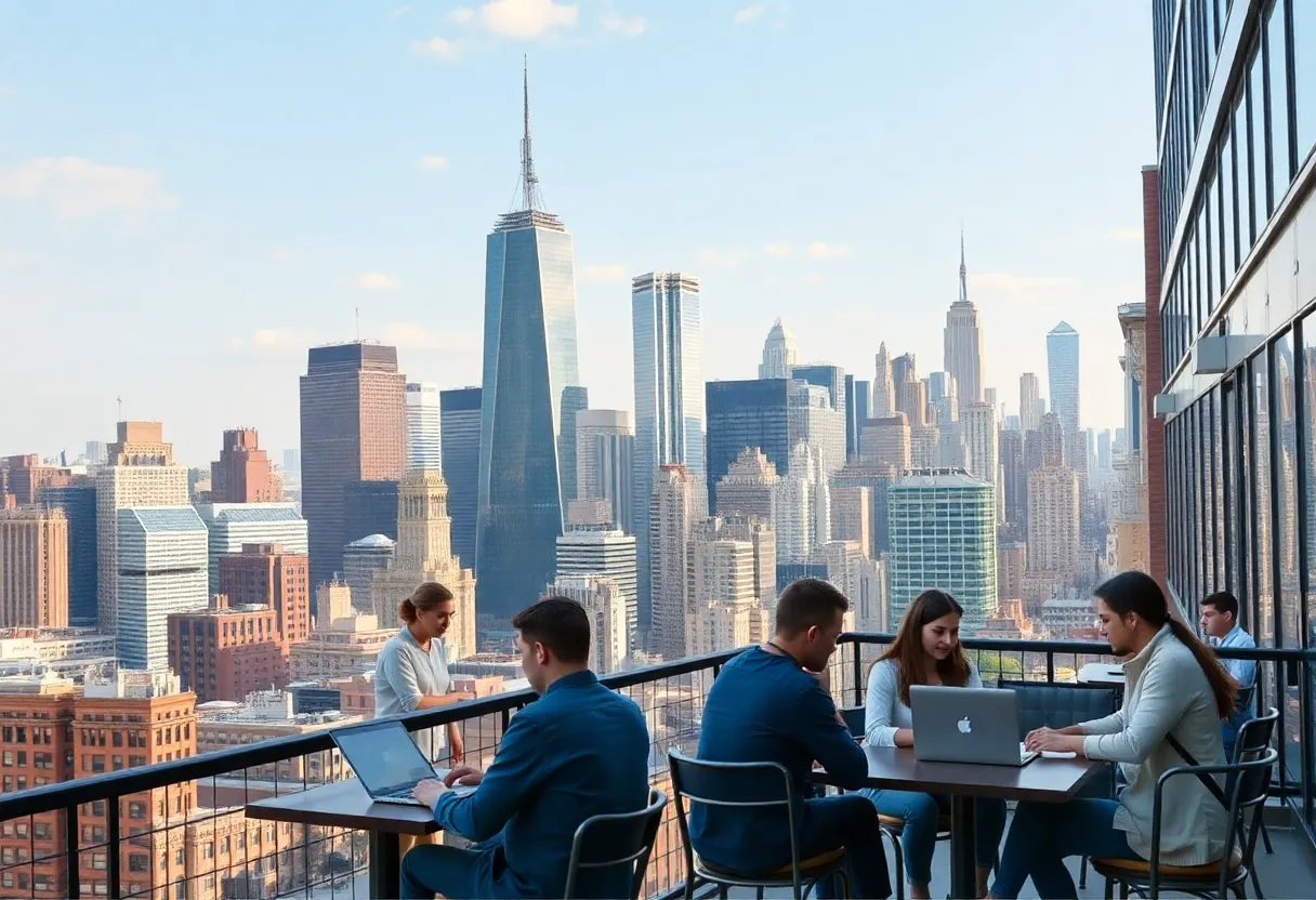 Freelancers working in New York City