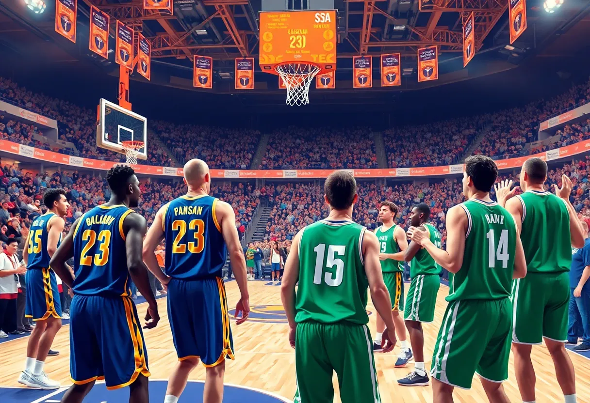 Detroit Pistons playing against Milwaukee Bucks