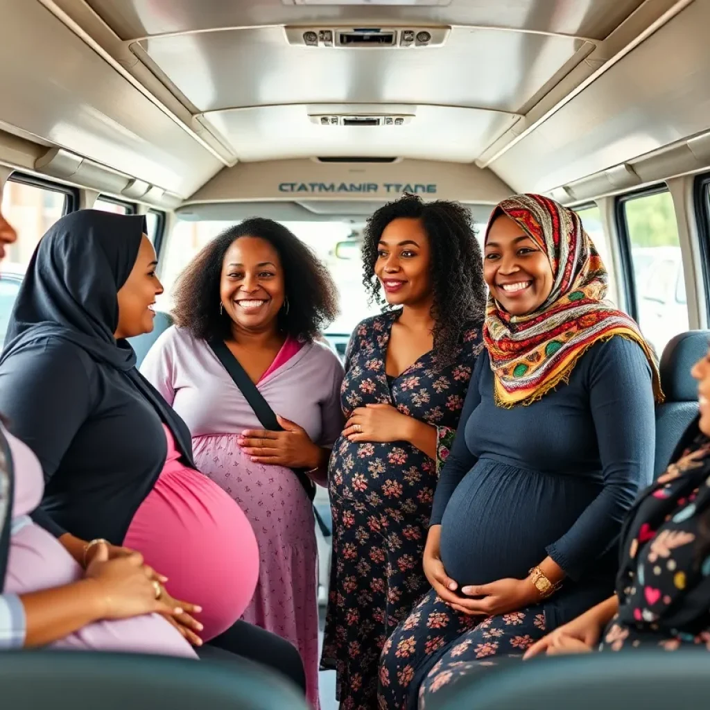 Group of diverse women celebrating the Rides to Care program