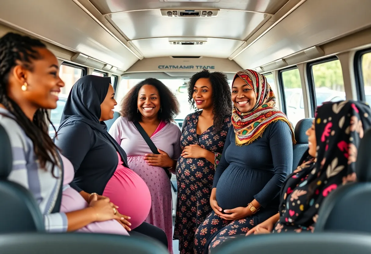 Group of diverse women celebrating the Rides to Care program