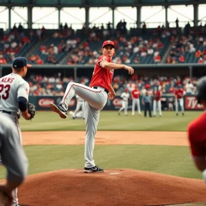 Pitcher Tarik Skubal on the mound during a game.