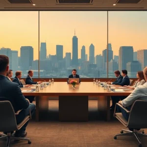 Meeting room signifying leadership and integrity changes in UAW.