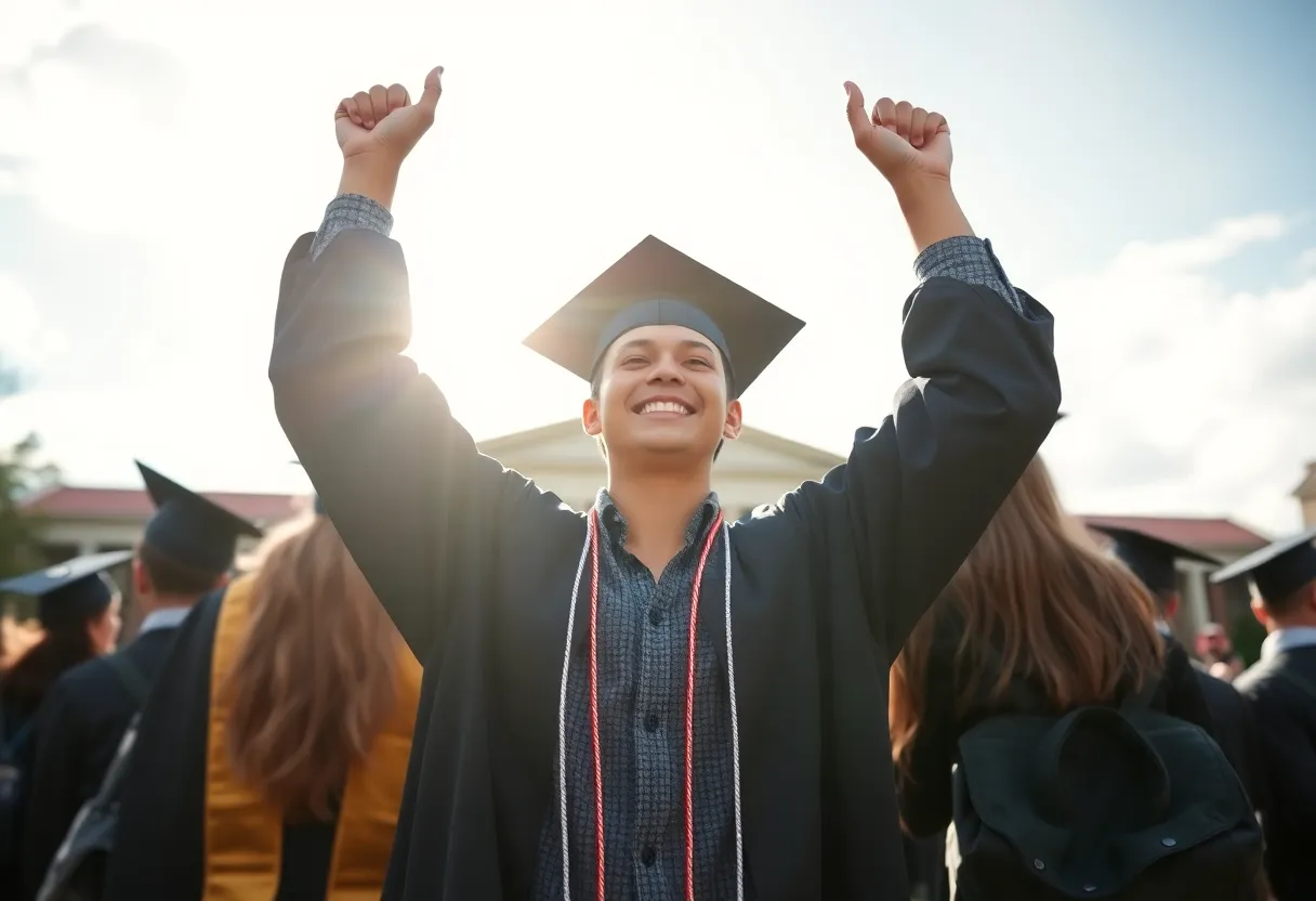 Celebration of scholarship award for University of Michigan graduate