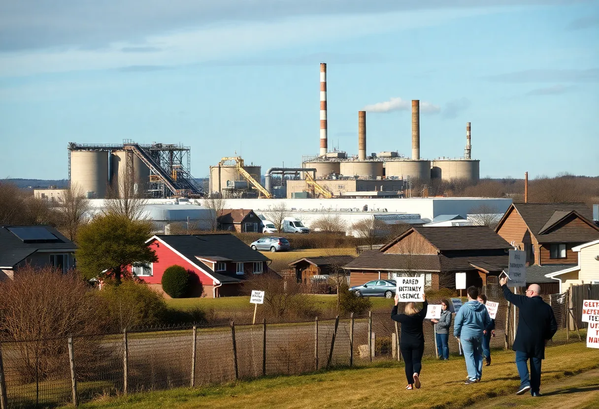 Community protests against US Ecology Detroit South facility