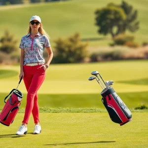 Stylish XXIO 14 Ladies Golf Package Set on golf course