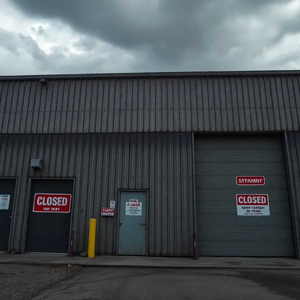 Closed automotive parts facility by Autokiniton in Detroit