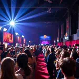 Red carpet event showcasing the 98th Academy Awards nominations