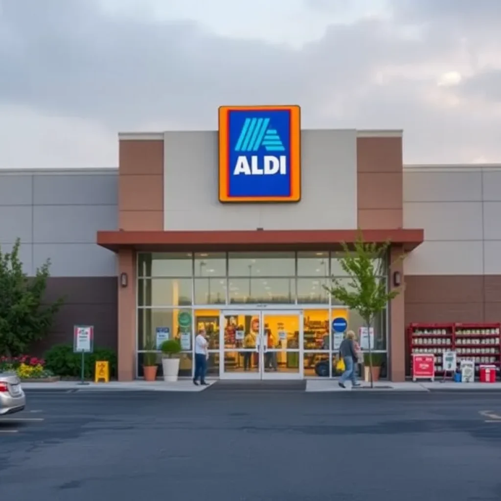 New ALDI grocery store in Southfield, Michigan
