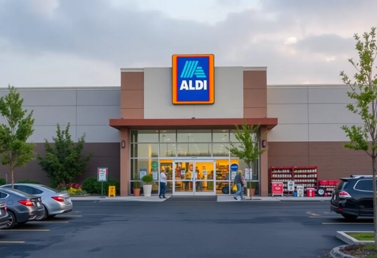 New ALDI grocery store in Southfield, Michigan