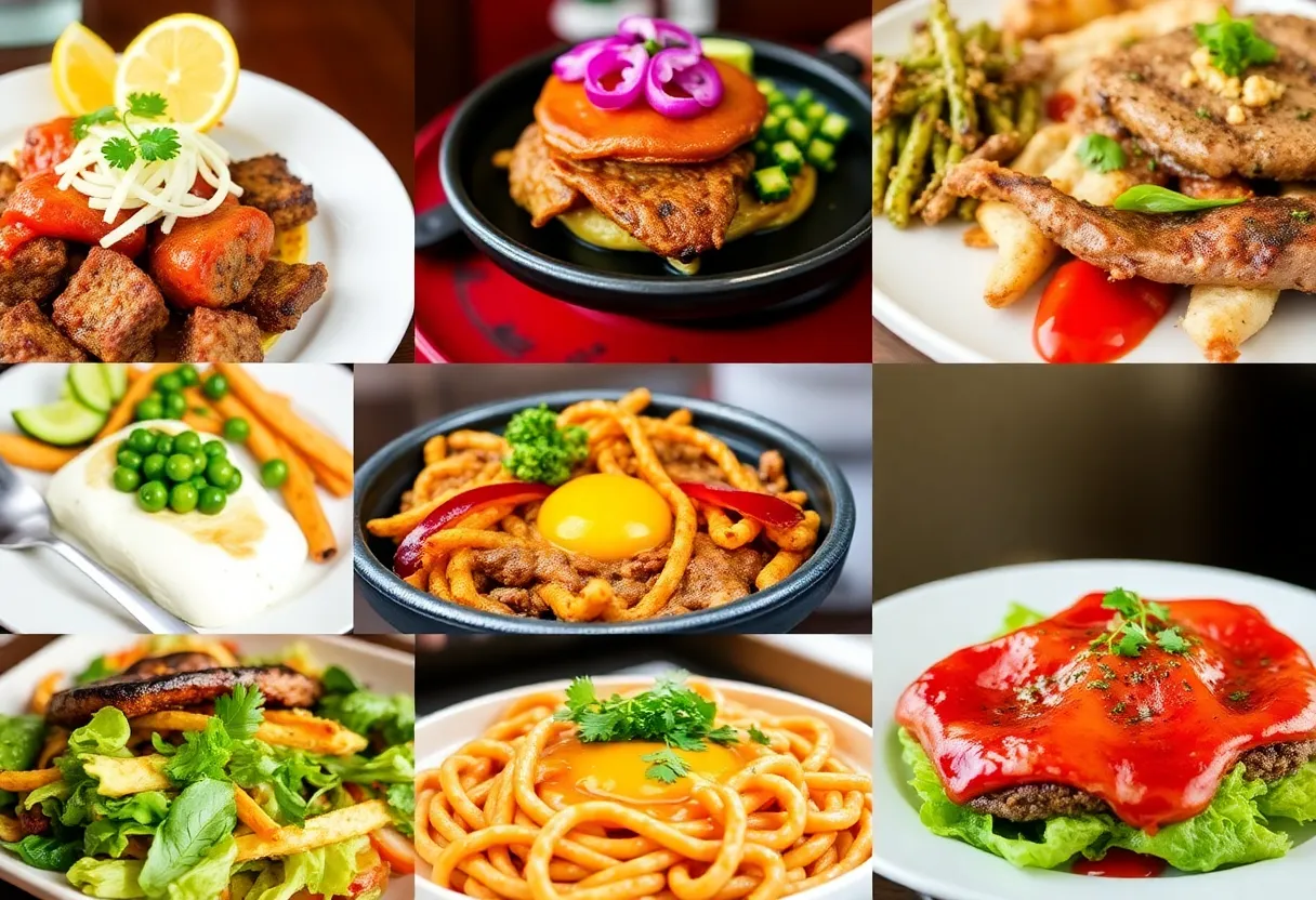 Diverse dishes from local restaurants participating in Ann Arbor Restaurant Week