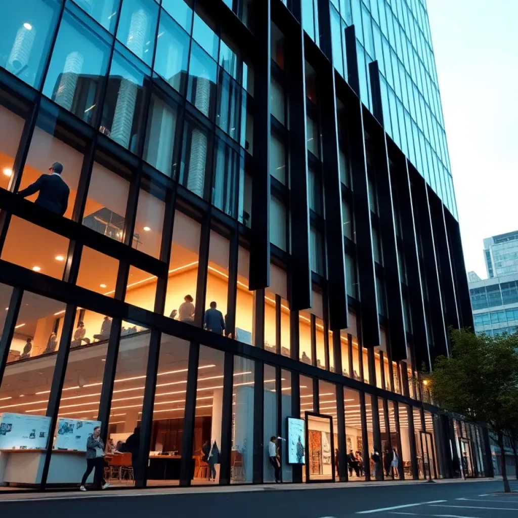 New headquarters of Apex Digital Solutions in Detroit