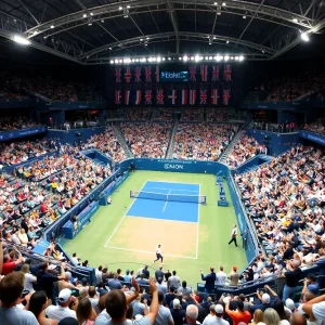 Spectators enjoying a match at the Australian Open