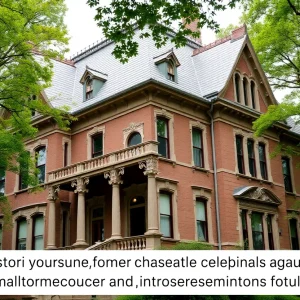 Historic Davenport-Curtiss Mansion in Saline, Michigan