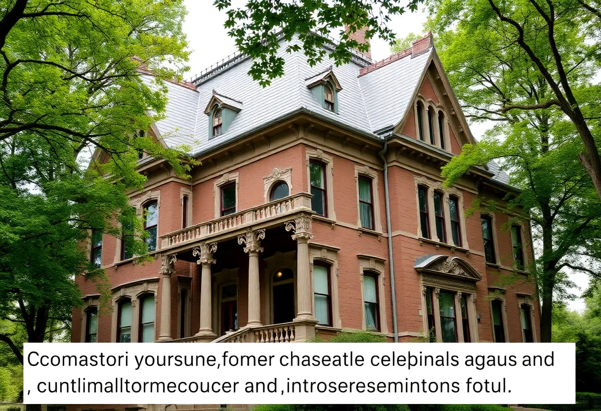 Historic Davenport-Curtiss Mansion in Saline, Michigan