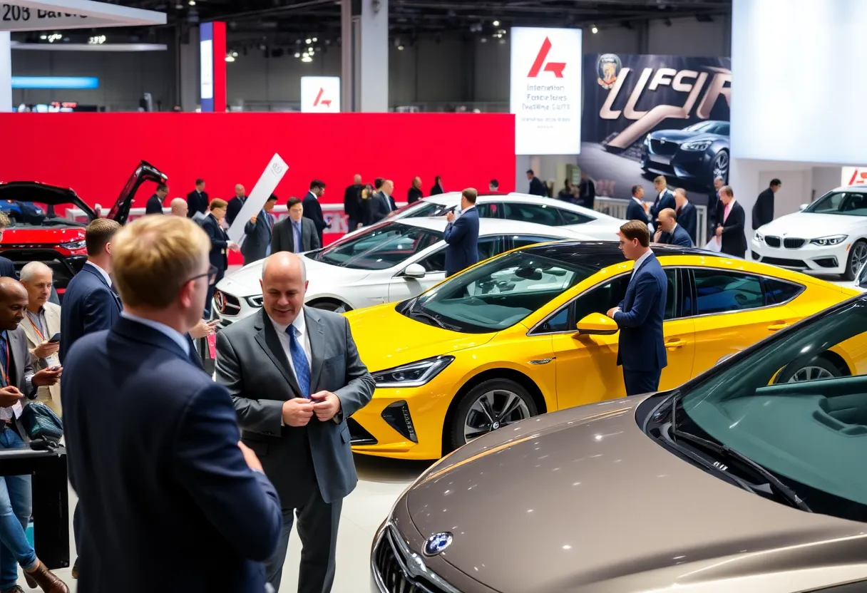 Auto show highlighting trade policy discussions