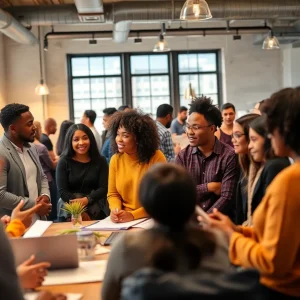 Entrepreneurs accessing financial resources at Detroit Capital Hub