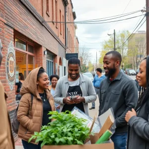 Community engagement in Detroit through the NeighborHUB program.