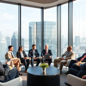 Conference attendees at The Department at Hudson's in Detroit