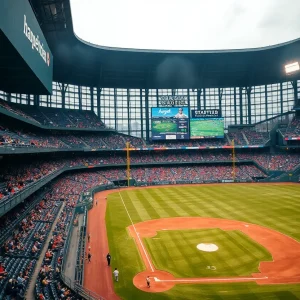 Detroit Tigers game at the stadium