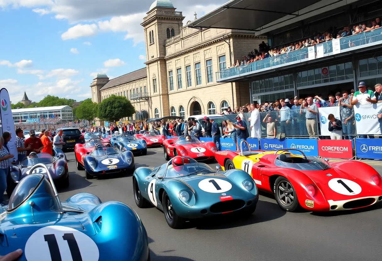 Ford Racing vehicles at the season launch event in Detroit