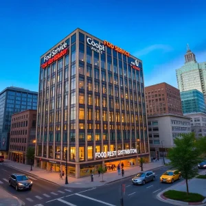 Cityscape of Grand Rapids, Michigan showcasing vibrant business environment
