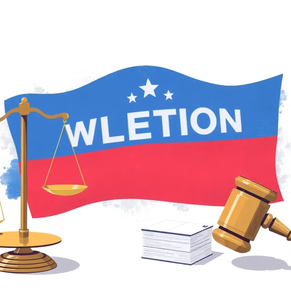 Symbolic representation of immigration laws and election integrity