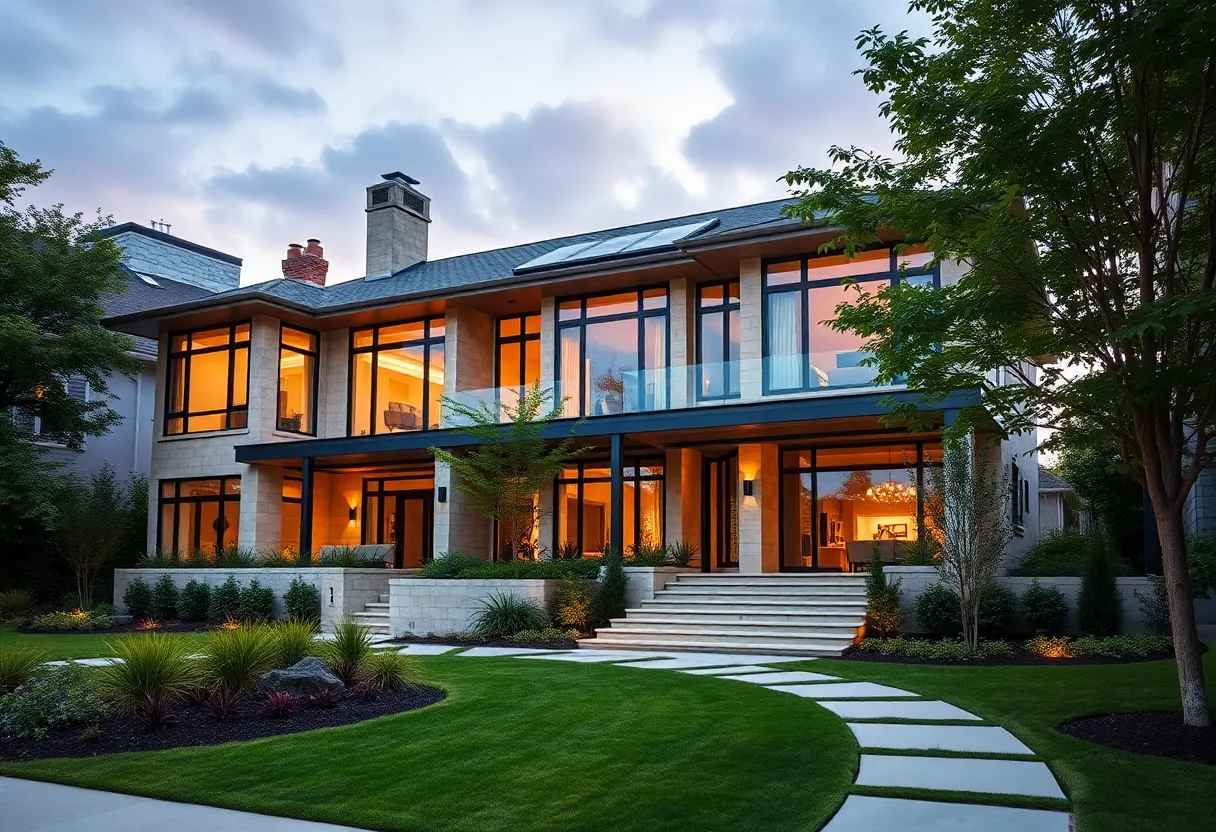 A stunning luxury home in Detroit showcasing modern design