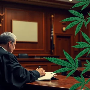 Judge delivering a ruling regarding cannabis tax in Michigan