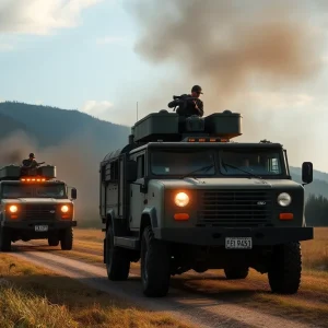 U.S. military forces conducting operations against drug cartels in Mexico.