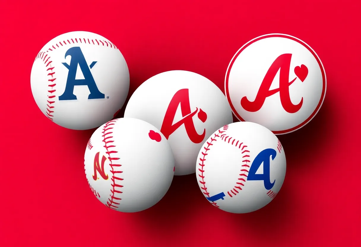 Concept art of MLB teams collaborating for a trade