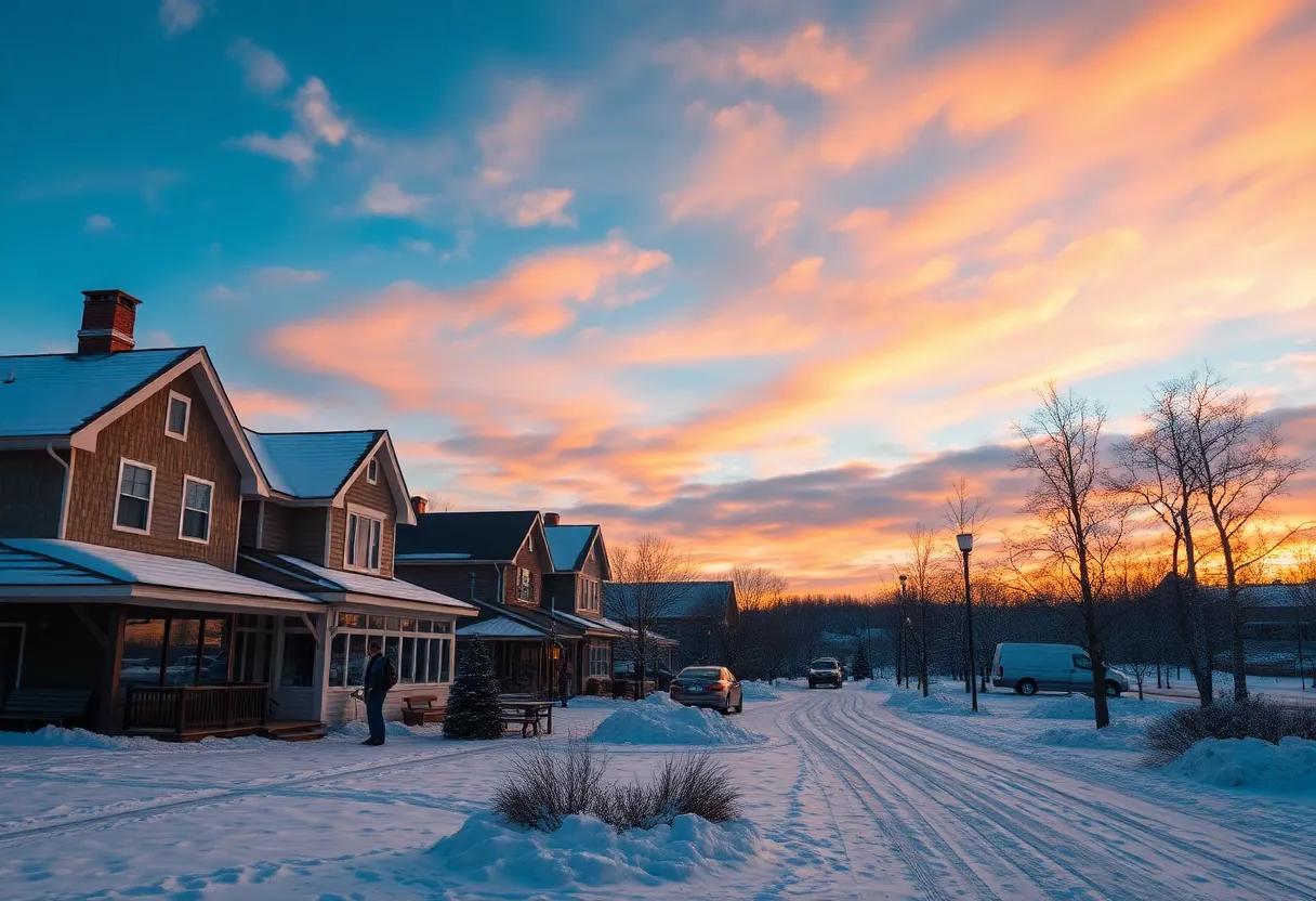 Warm winter day in Northern Michigan