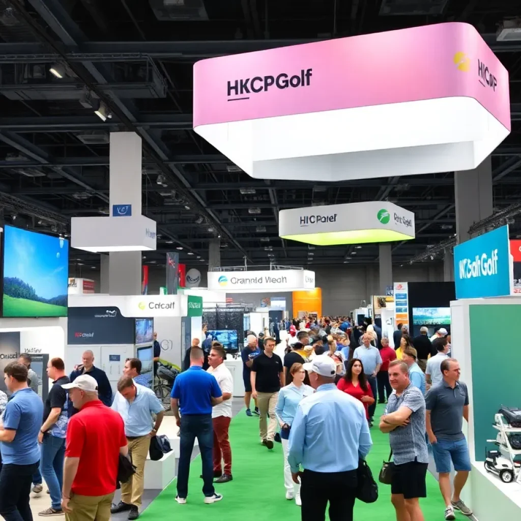 Attendees exploring innovative golf products at the PGA Show 2026