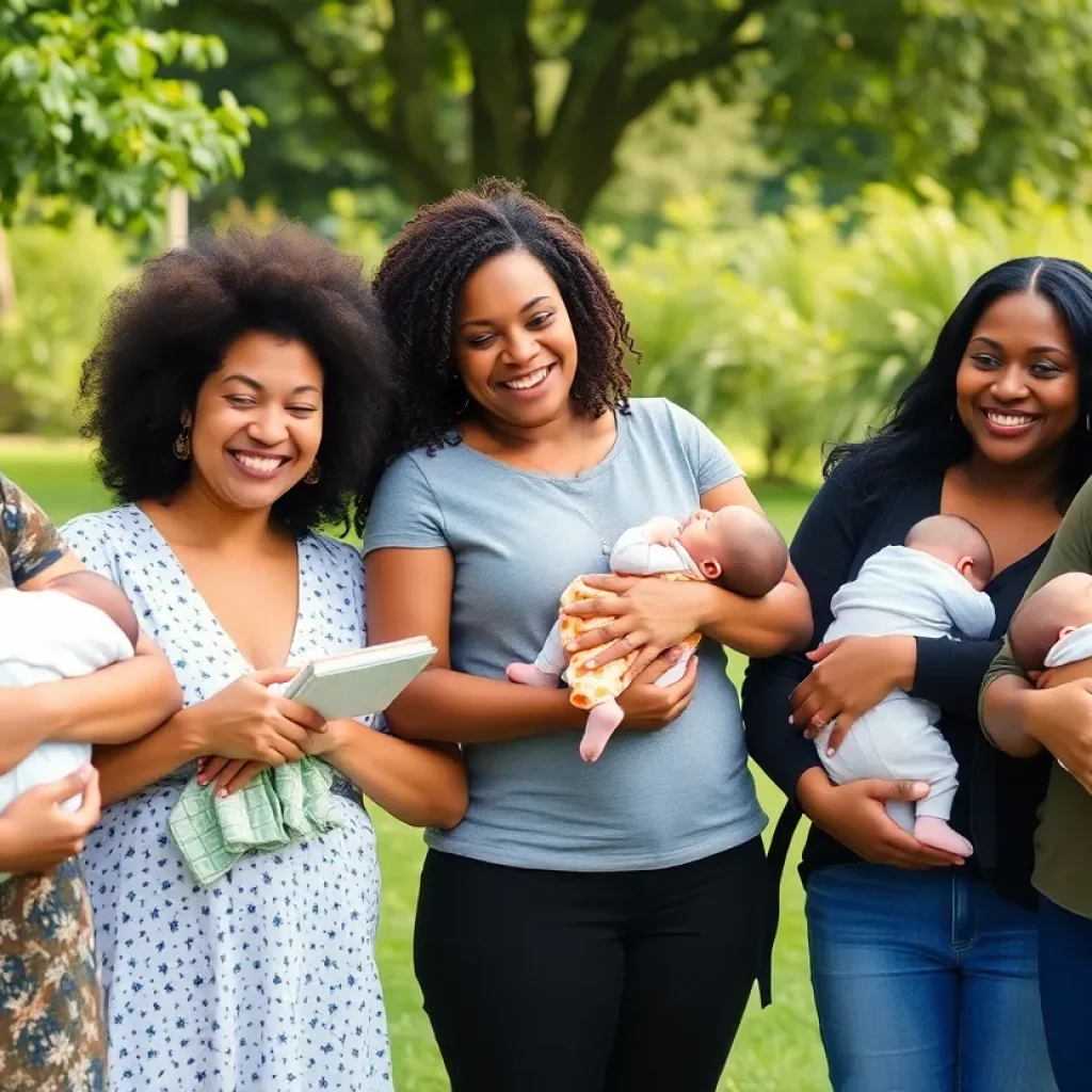 Community support for new mothers in Lake County