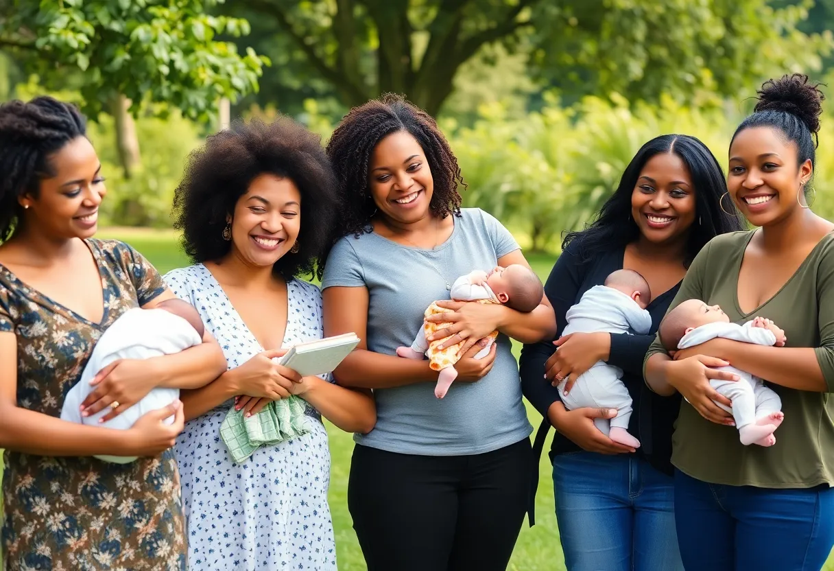 Community support for new mothers in Lake County