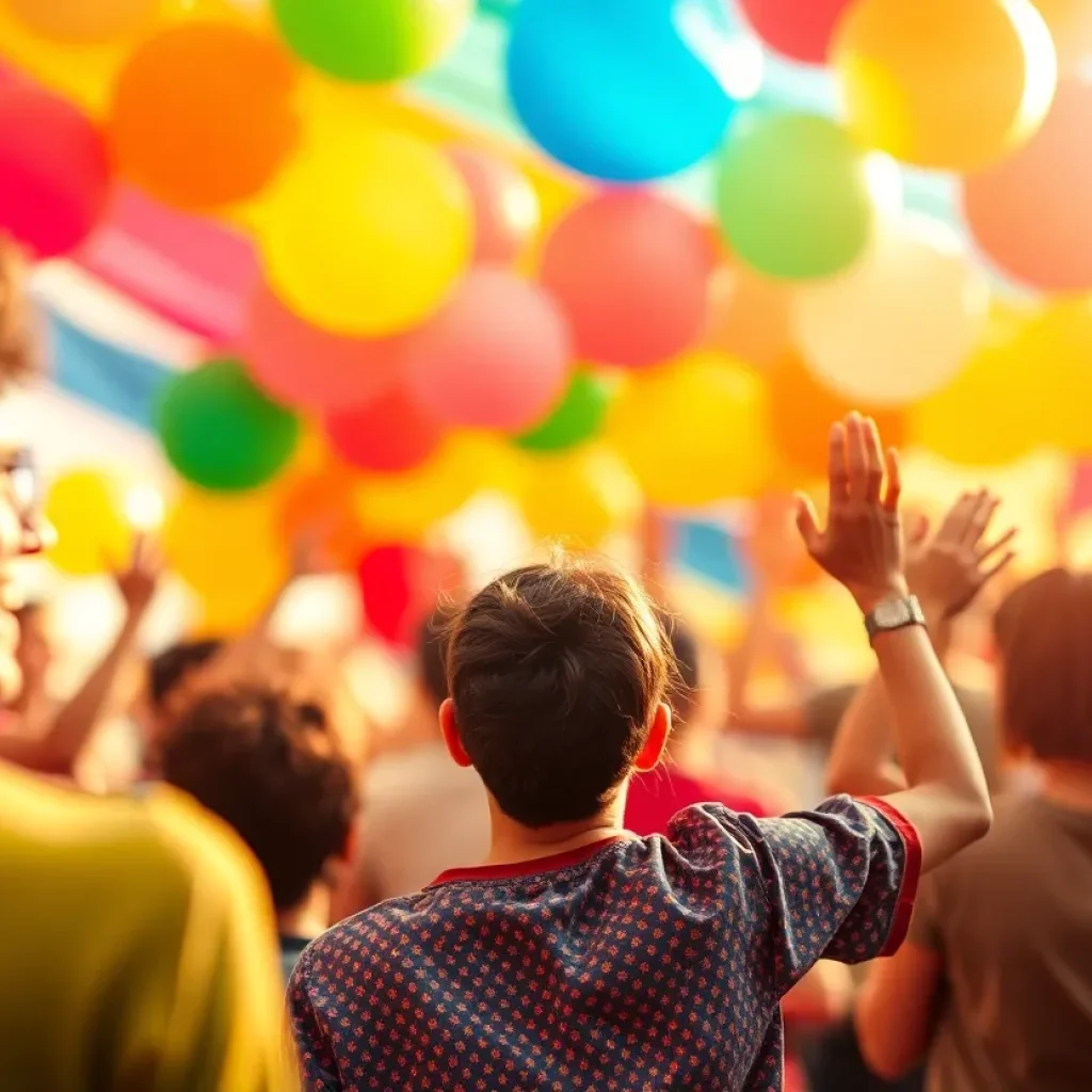 Celebration of the theme song debut on daytime talk show